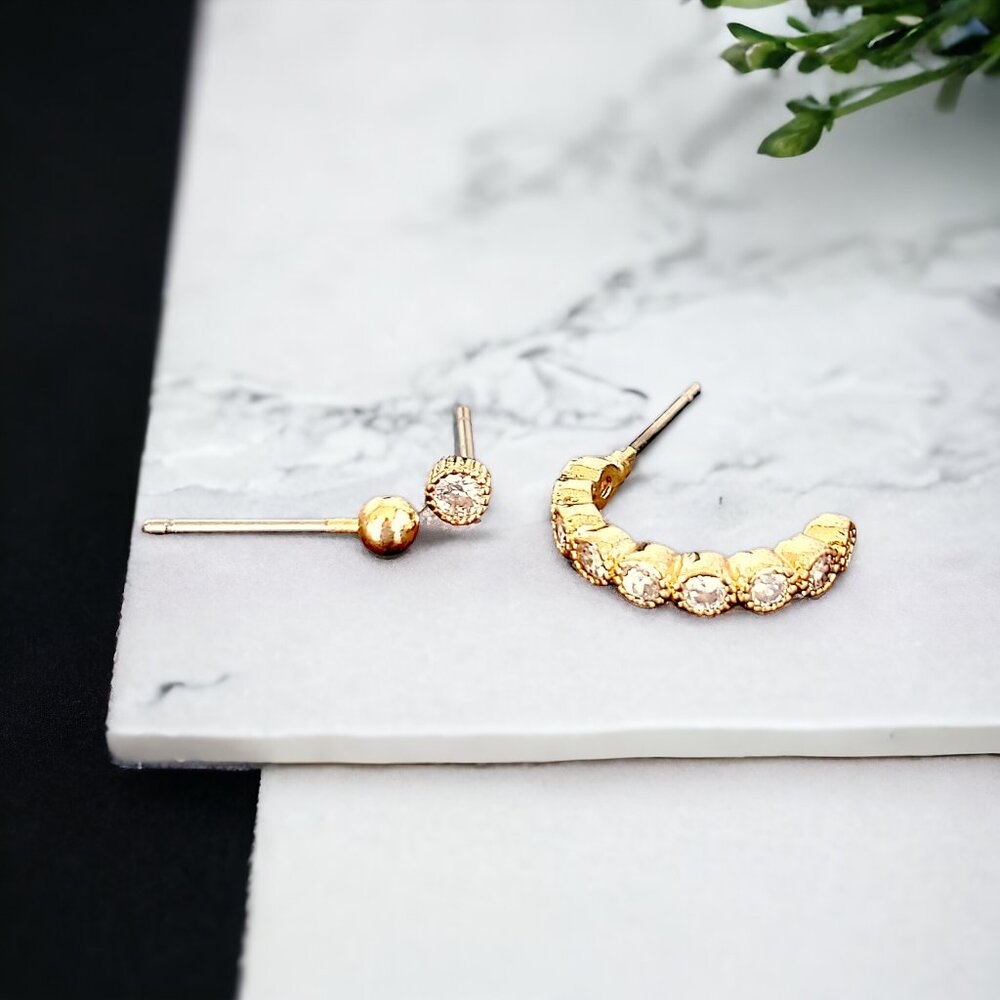 PANACEA Crystal Earring Set